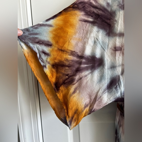 Young Fabulous & Broke Tie-Dye Maxi Dress w/Belt Sz Small excellent condition - Picture 7 of 9